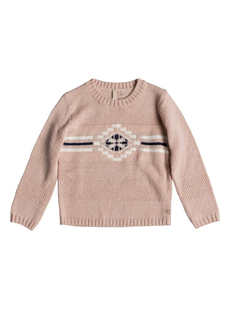 Roxy Tots Across The Sky Sweater Peach Whip