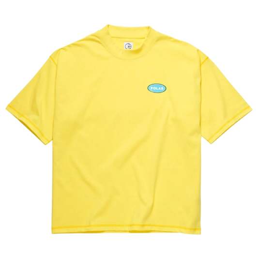 Polar Station Logo Surf T-Shirt Yellow